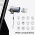 Mcdodo USB to USB-C Adapter with Micro SD Card Slot,TF Card Reader Type-C to USB 3.0 OTG Adapter Support Camera Mouse Keyboard Connect U Disk,Fit iPhone 16 15 MacBook iPad Galaxy